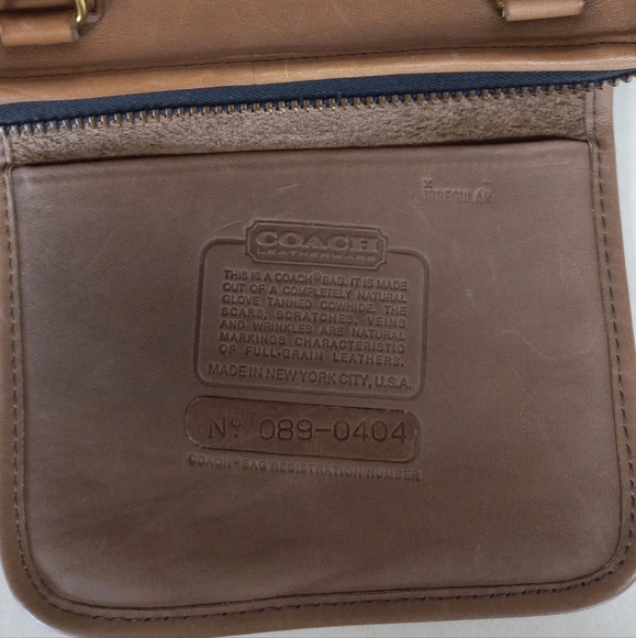 Coach Bonnie Cashin 1960-1970s, Portfolio, Slim-Zip bag in Putty. - Picture 14 of 14